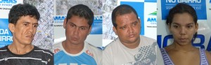 Mais quatro presos por tráfico em Manaus